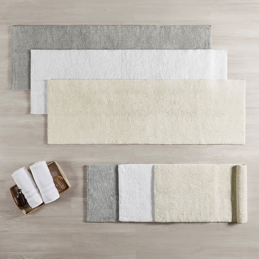 Bathroom Rug Plush Mats Soft Absorbent Neutral Bath Mat Bathroom Decor