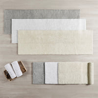 Bathroom Rug Plush Mats Soft Absorbent Neutral Bath Mat Bathroom Decor