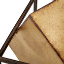 Geometric Gold Cube Tabletop Decor Set 3-Piece Modern Industrial Accent Sculptures