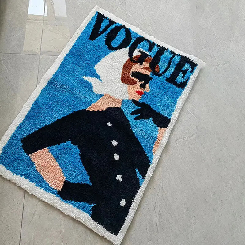A-la Mode Magazine Tufted Rug – Letifly Lights & Decor