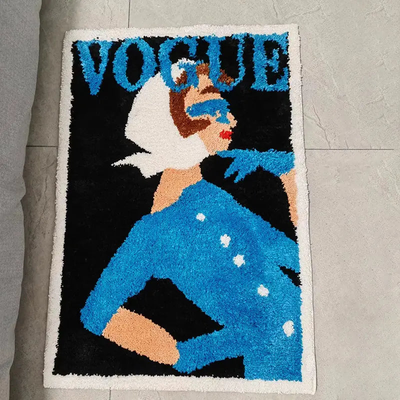 A-la Mode Magazine Tufted Rug – Letifly Lights & Decor