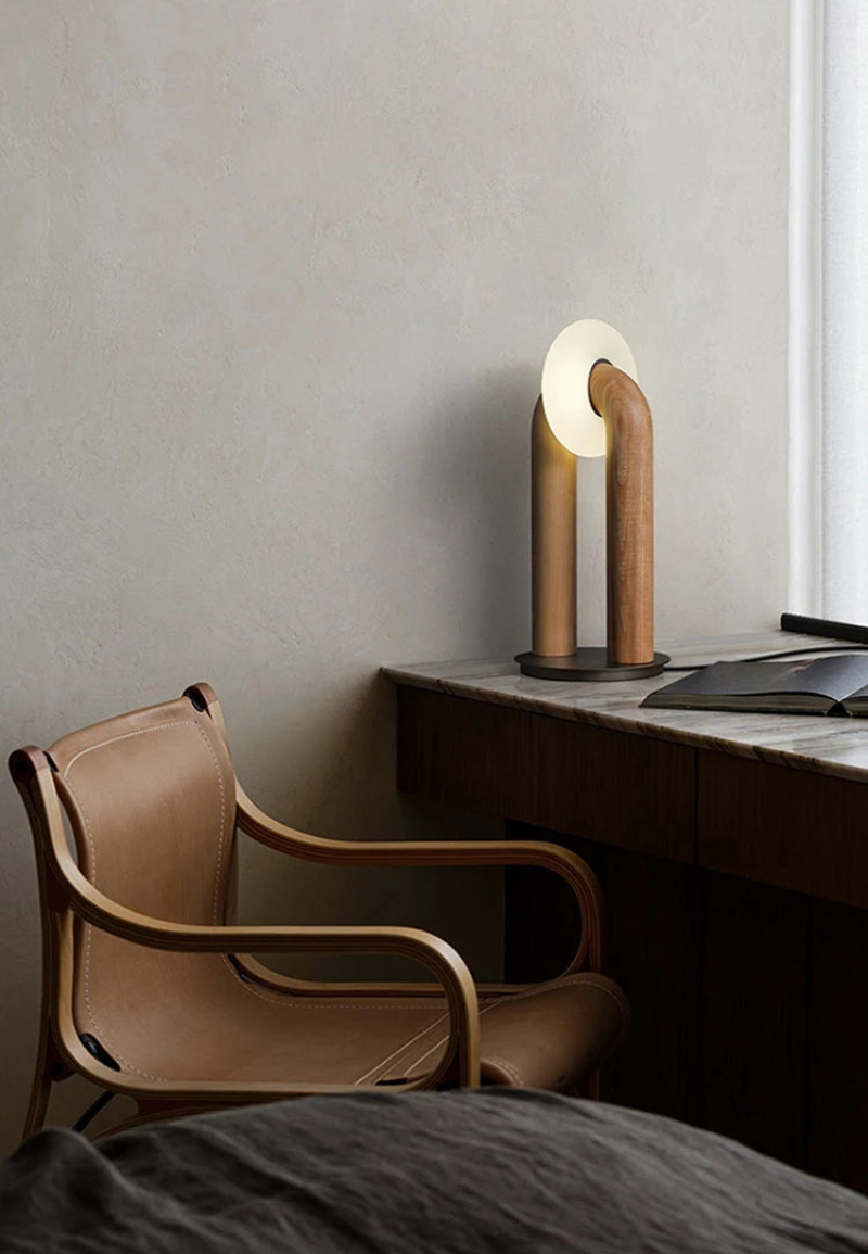 Vintage Solid Wood Table Lamps Dimmable With Touch Control Indoor Decor LED Lighting Bedroom Living Room Bedside Study Desk Lamp