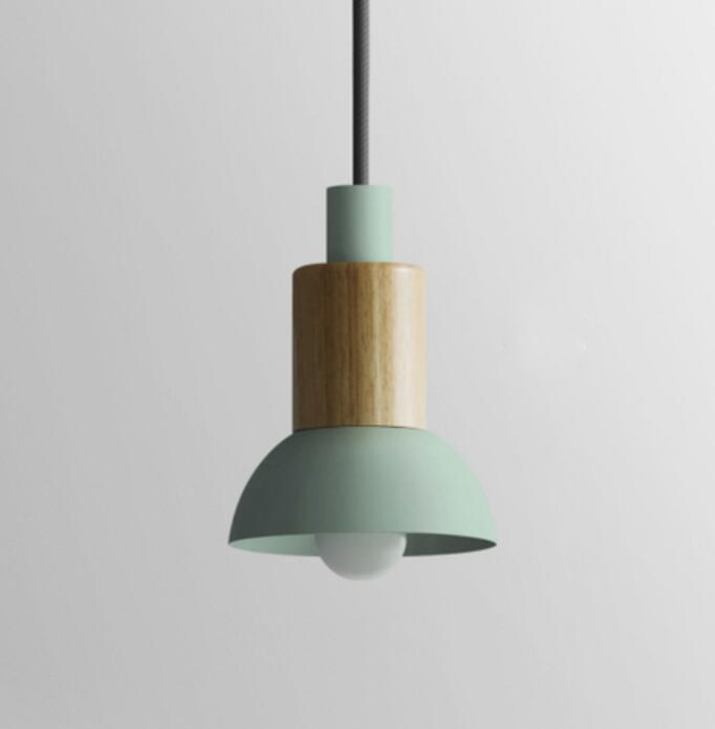 Astrid Metal & Wood Pendant Lights - Final Sale