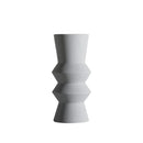 Ceramic vase geometric Morandi-inspired home decorative case matte modern