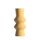 Ceramic vase geometric Morandi-inspired home decorative case matte modern