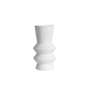 Ceramic vase geometric Morandi-inspired home decorative case matte modern