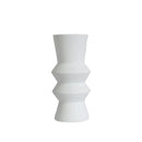Ceramic vase geometric Morandi-inspired home decorative case matte modern