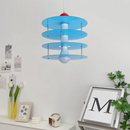 Disc-O Drop Pendant Lamp colorful acrylic bauhaus pendant lamp multilayer disc design dopamine decor