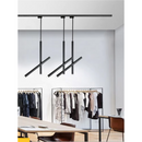 LED ceiling light adjustable dual spotlight modern matte metal