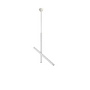 LED ceiling light adjustable dual spotlight modern matte metal