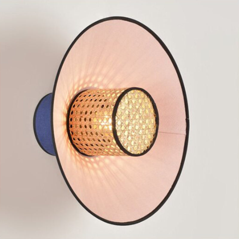 Edo Rattan Modern Wall Lights
