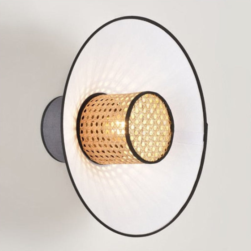 Edo Rattan Modern Wall Lights