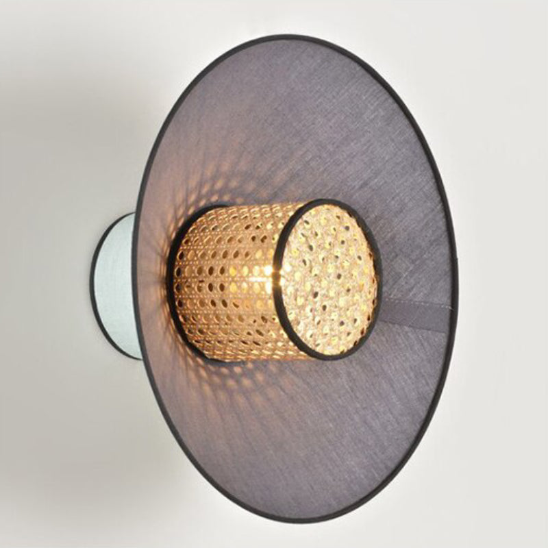 Edo Rattan Modern Wall Lights