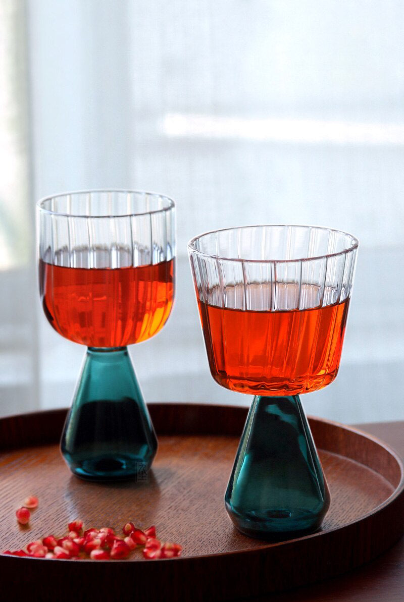 Glass Goblet Vintage Champagne Glass
