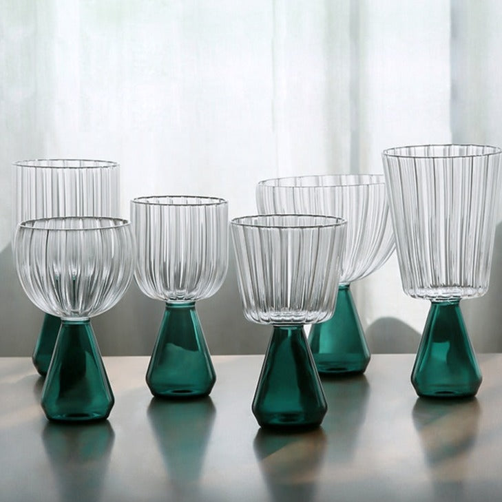 Glass Goblet Vintage Champagne Glass