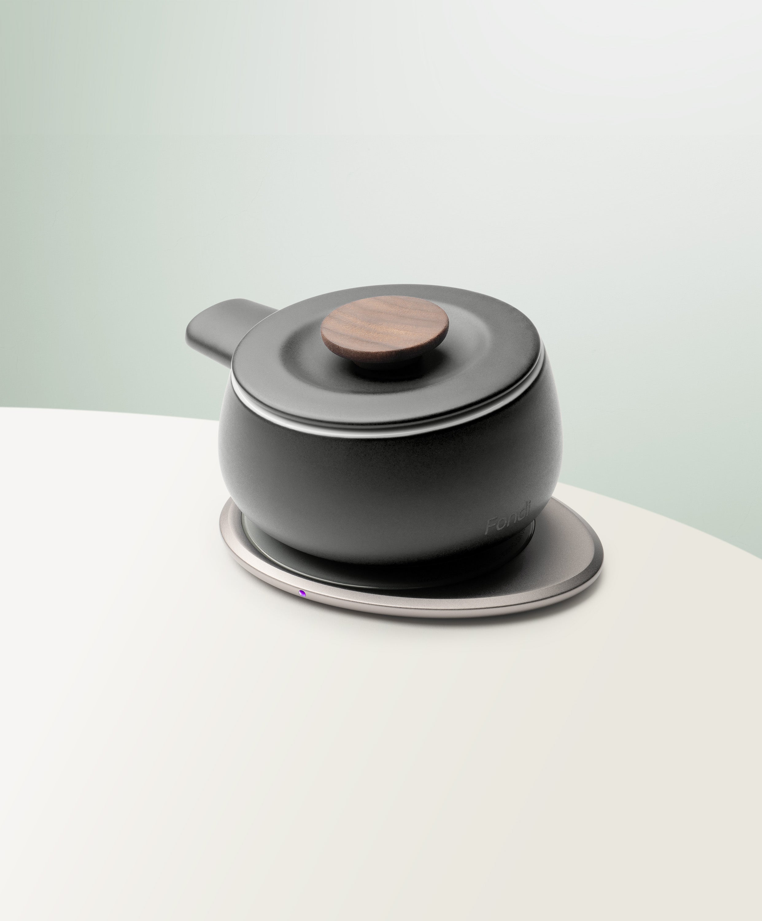 Fondi Self-heating Fondue Set - Inkstone Black-Letifly Lights and Decor