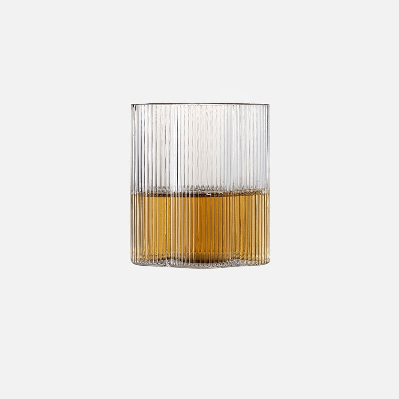 Flower Scalloped Edge Glass