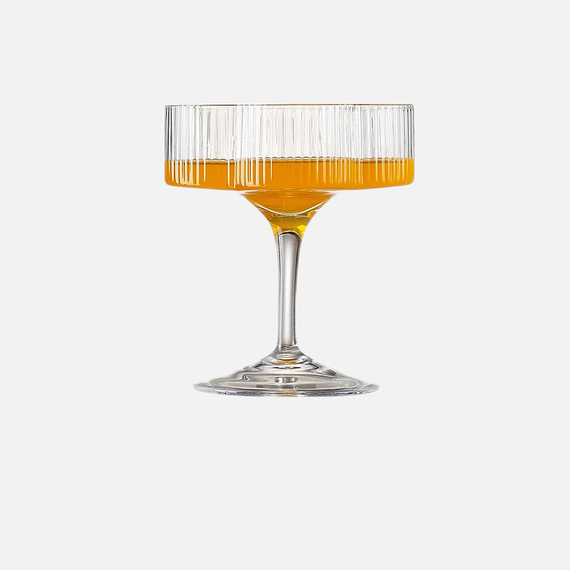 Flower Scalloped Edge Glass