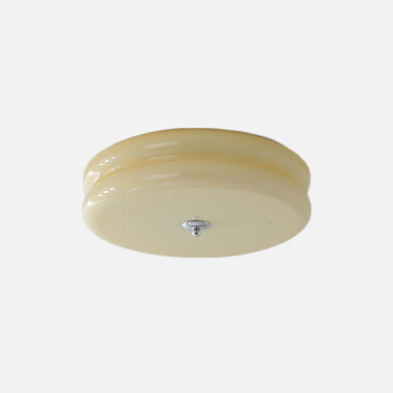 French Glass Ceiling Light
