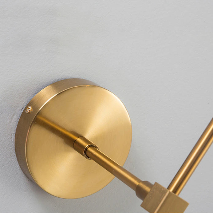 Glass Torch Brass Wall Light - Final Sale
