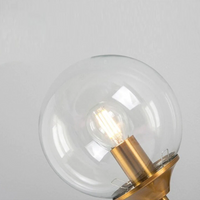 Glass Torch Brass Wall Light - Final Sale