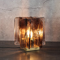 Post-modern Designer All Copper Table Light Living Room Home Decor Bedroom Bedside Lamp Luxury Art Deco Crystal Led Table Lamps-Letifly Lights and Decor
