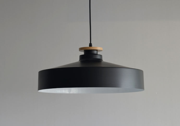 Contrast Metal & Wood Pendant Lights - Final Sale