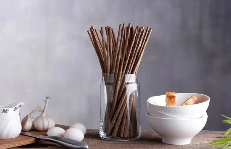 Letifly Lights & Decor - Timber Wooden Chopsticks - natural wood chopsticks set of 10 pairs