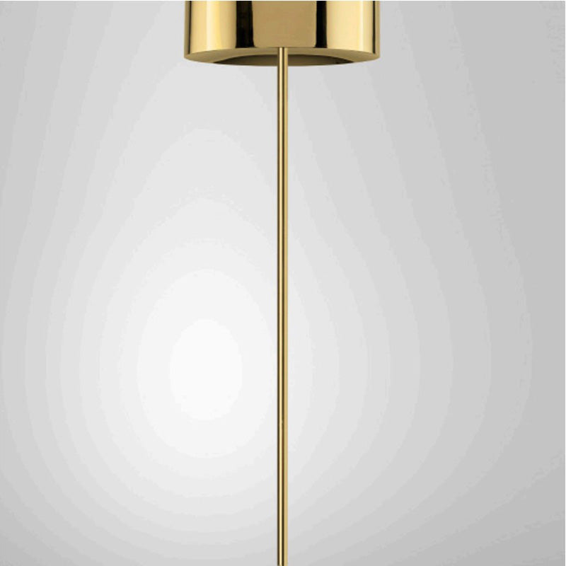 Single Globe Brass Pendant