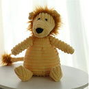 Plush corduroy squeaky dog toy animal shape durable chew toy for puppies and dogs