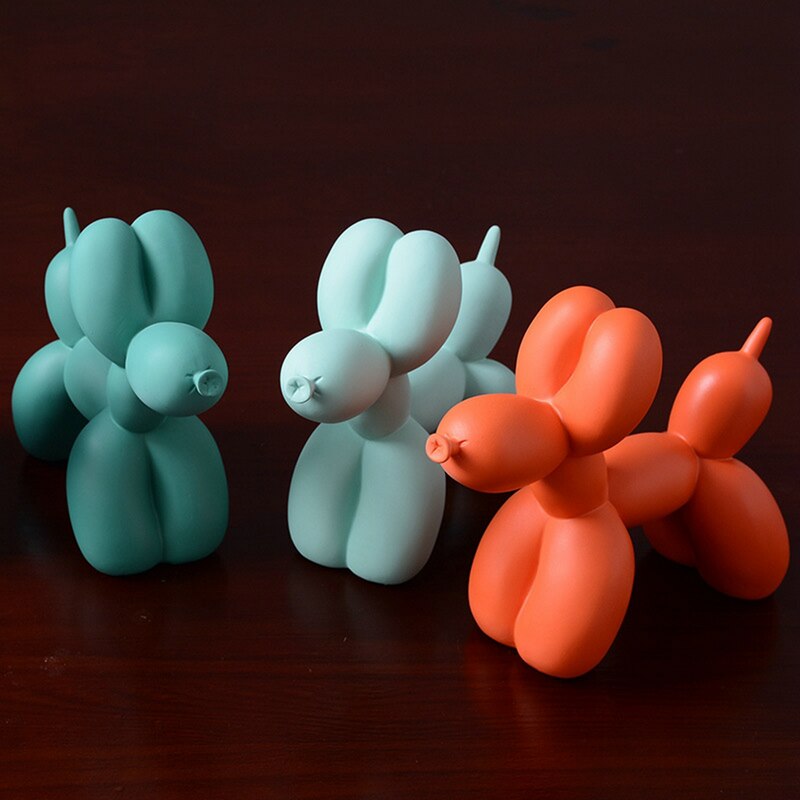 Vibrant Color Balloon Dog Sculpture - Final Sale