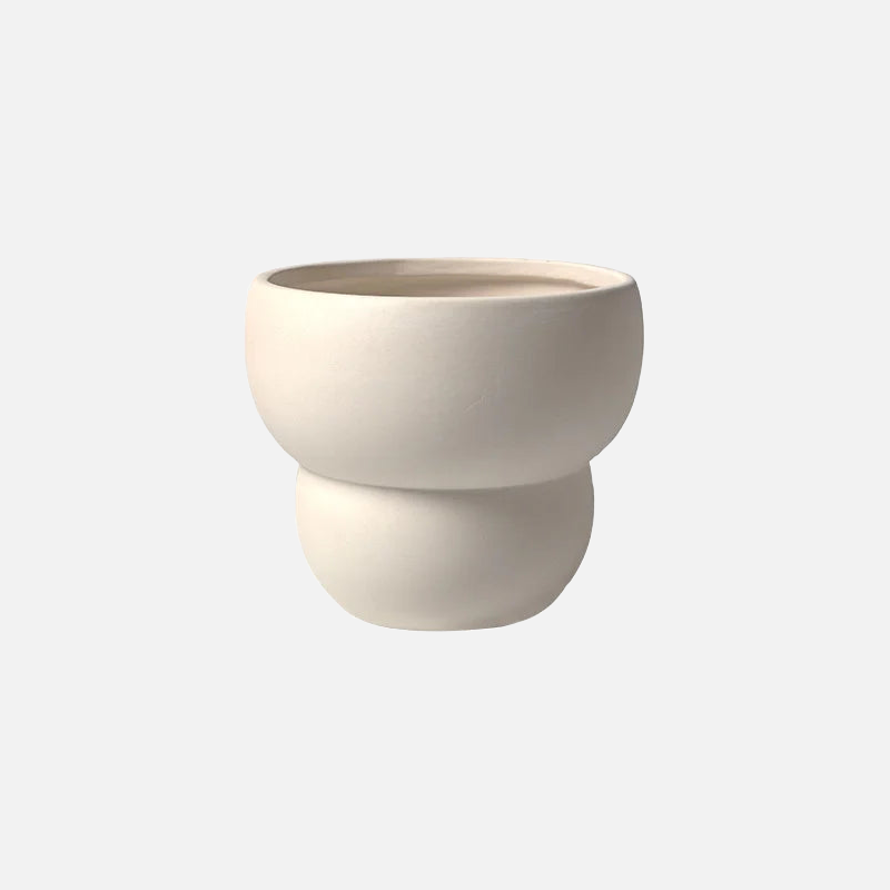 Hermes White Ceramic Potted Planter – Letifly Lights & Decor Hermes White Ceramic Potted Planter – Letifly Lights & Decor