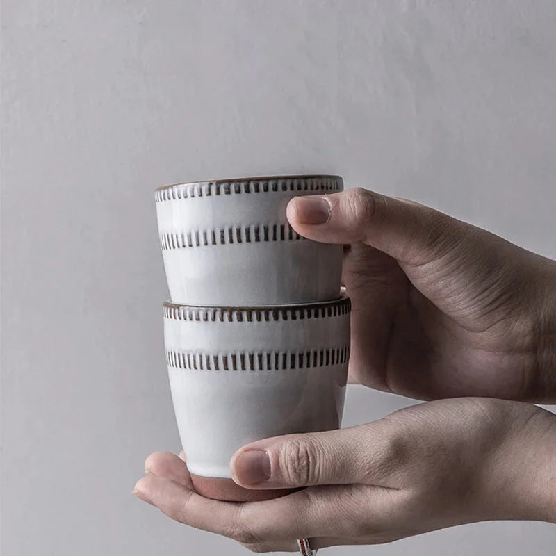 Retro Mornings 2Pc Ceramic Cup Set