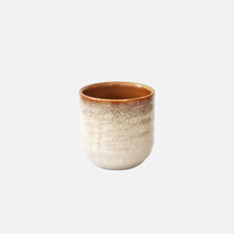 Japanese Ceramic Cup Hand Glazed Vintage Retro Style Tea Cup