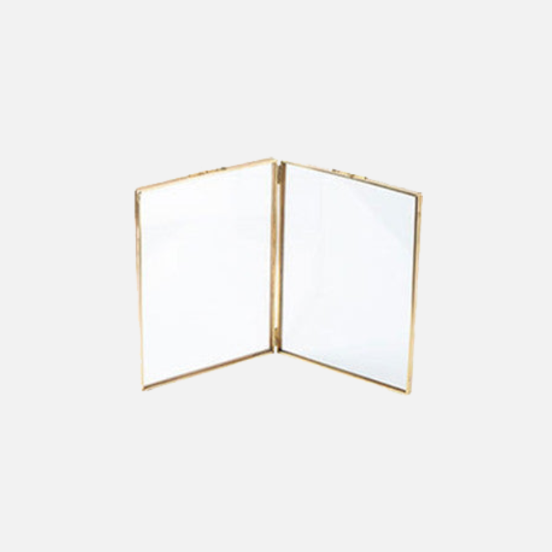 Infinite Double Glass Photo Frame
