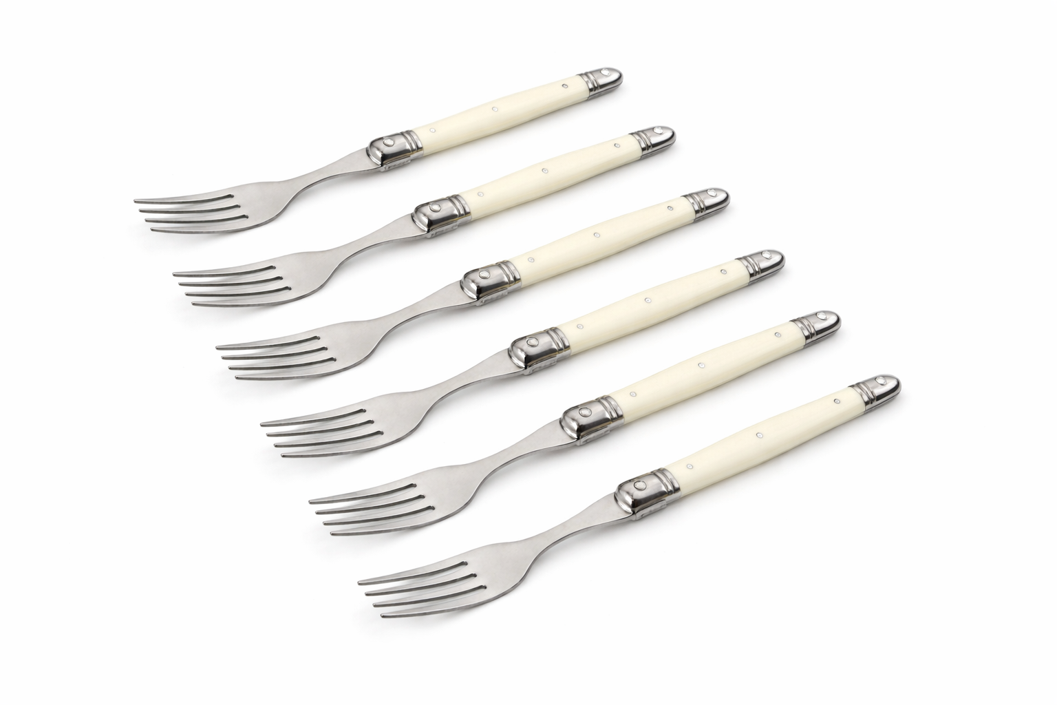 Ivory Laguiole Style Flatware Cutlery Set-Letifly Lights and Decor