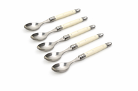 Ivory Laguiole Style Flatware Cutlery Set-Letifly Lights and Decor