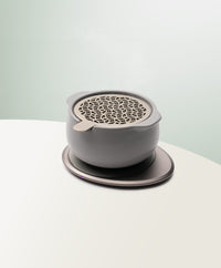 Jun Self-heating Diffuser Set - Soft Gray-Letifly Lights and Decor