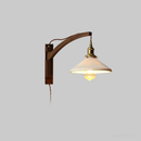 Walnut Wood Adjustable Wall Lamp