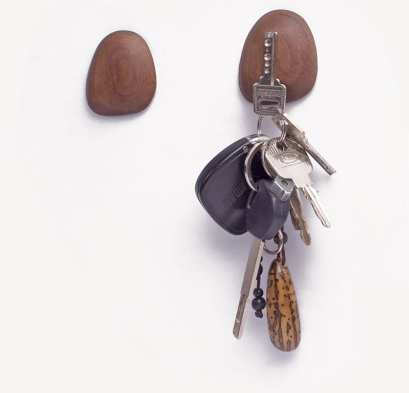 Key Holder Strong Magnetic Hooks wooden minimalist magnetic hooks
