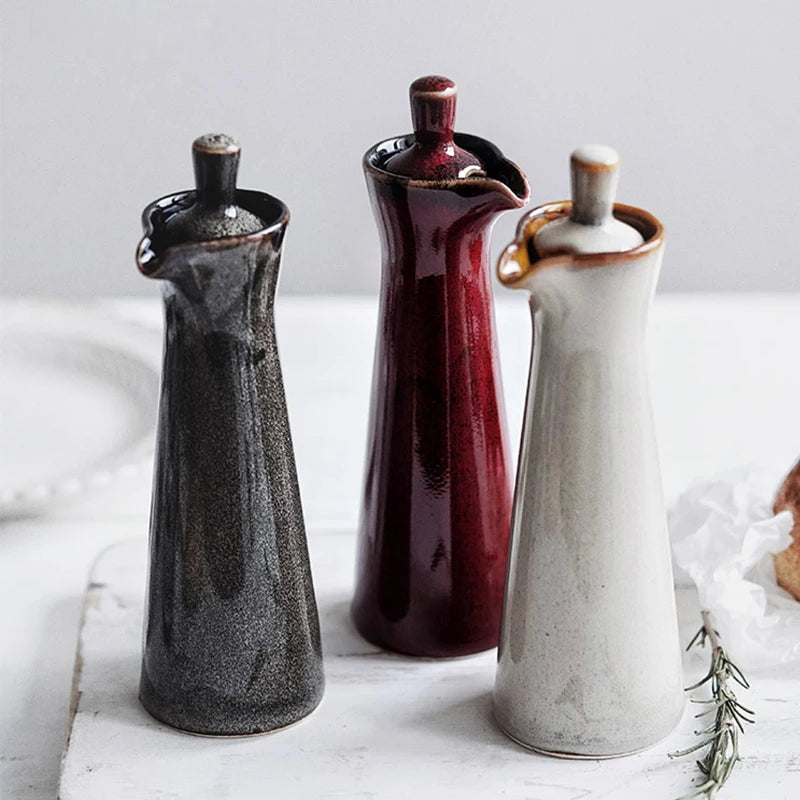 Kiln-Glazed Ceramic Seasoning Pot