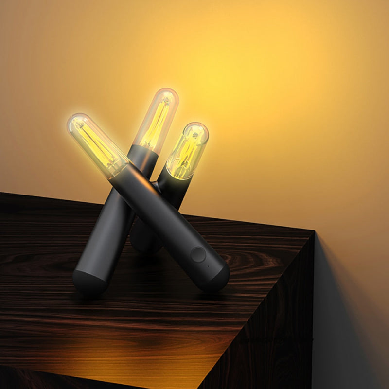 Led Rotation Lamp Illuminate Any Space with the Kinetic Rotation LED Cordless Table Lamp