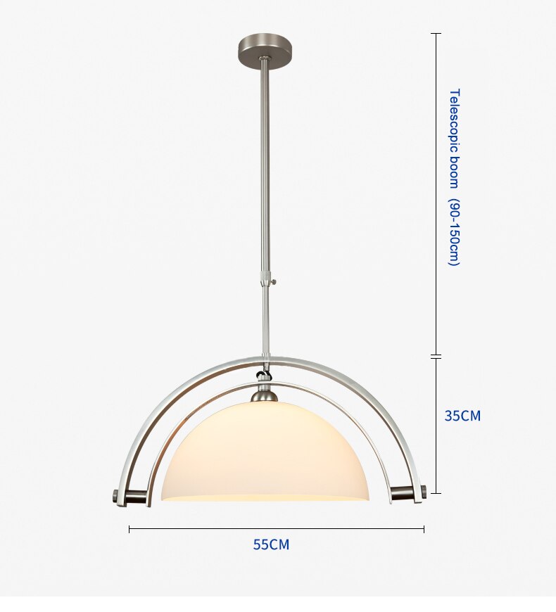 Lange Midcentury Modern Pendant LED Lamp