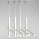 LED ceiling light adjustable dual spotlight modern matte metal