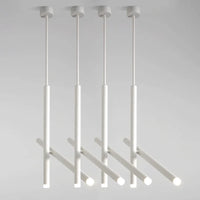 LED ceiling light adjustable dual spotlight modern matte metal