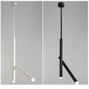 LED ceiling light adjustable dual spotlight modern matte metal