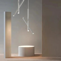 LED ceiling light adjustable dual spotlight modern matte metal