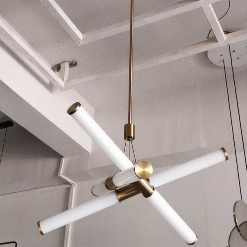 Light Pipe Minimalist LED Chandelier