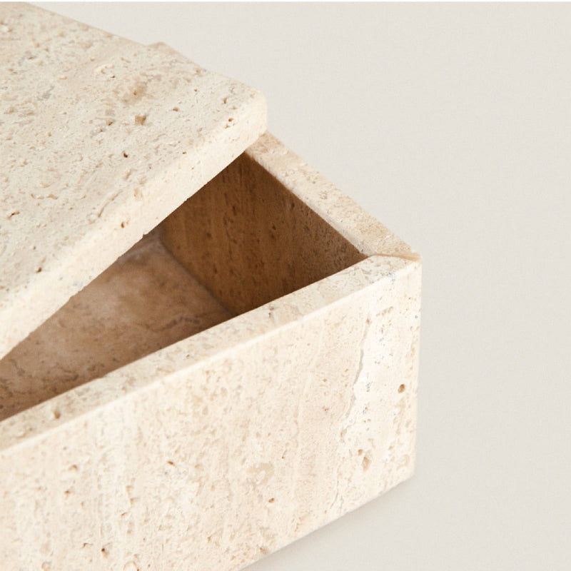 Premium Travertine Limestone Storage Box: Eco-Friendly, Stylish, and ...