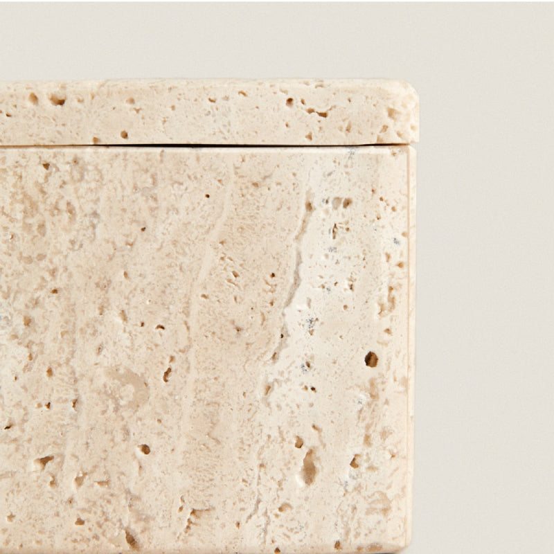 Premium Travertine Limestone Storage Box: Eco-Friendly, Stylish, and ...